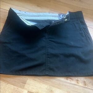 Volcom Black Denim Skirt